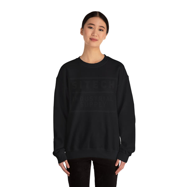 Black on Black Sitech Industrial Supply – Unisex Heavy Sweatshirt (UK)
