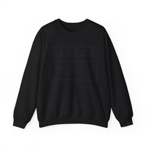 Black on Black Sitech Industrial Supply – Unisex Heavy Sweatshirt (UK)