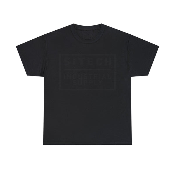 Black on Black Sitech Industrial Supply – Unisex Heavy Cotton Tee (UK)