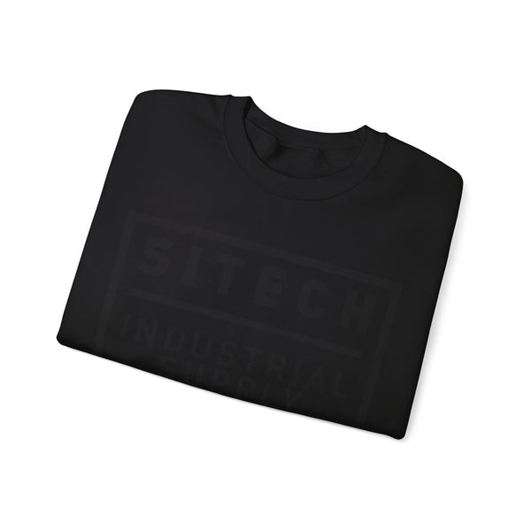 Black on Black Sitech Industrial Supply – Unisex Heavy Sweatshirt (UK)