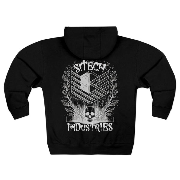 Sitech Industries 'Organic Intelligence' Full-Zip Unisex Hoodie (UK)